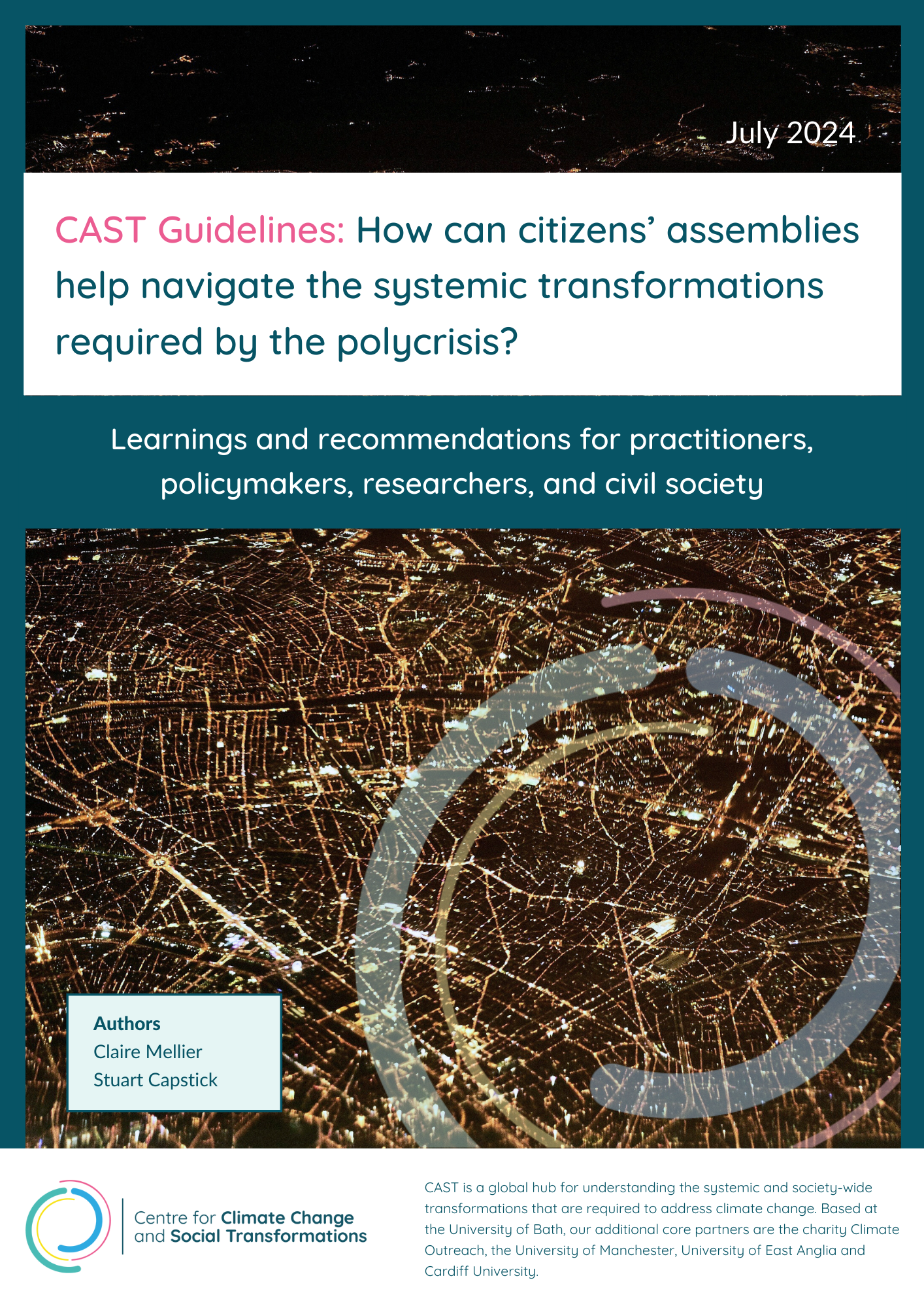 CAST Guidelines: How can citizens’ assemblies help navigate the systemic transformations required by the polycrisis?