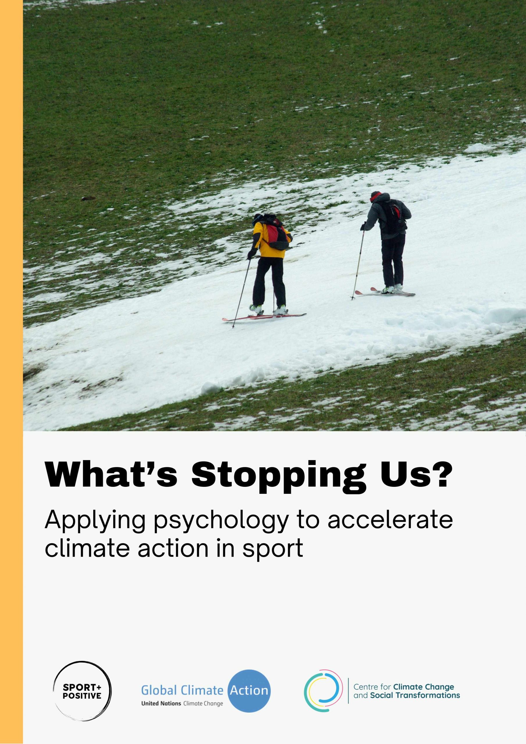 What’s Stopping Us? Applying psychology to accelerate climate action in sport