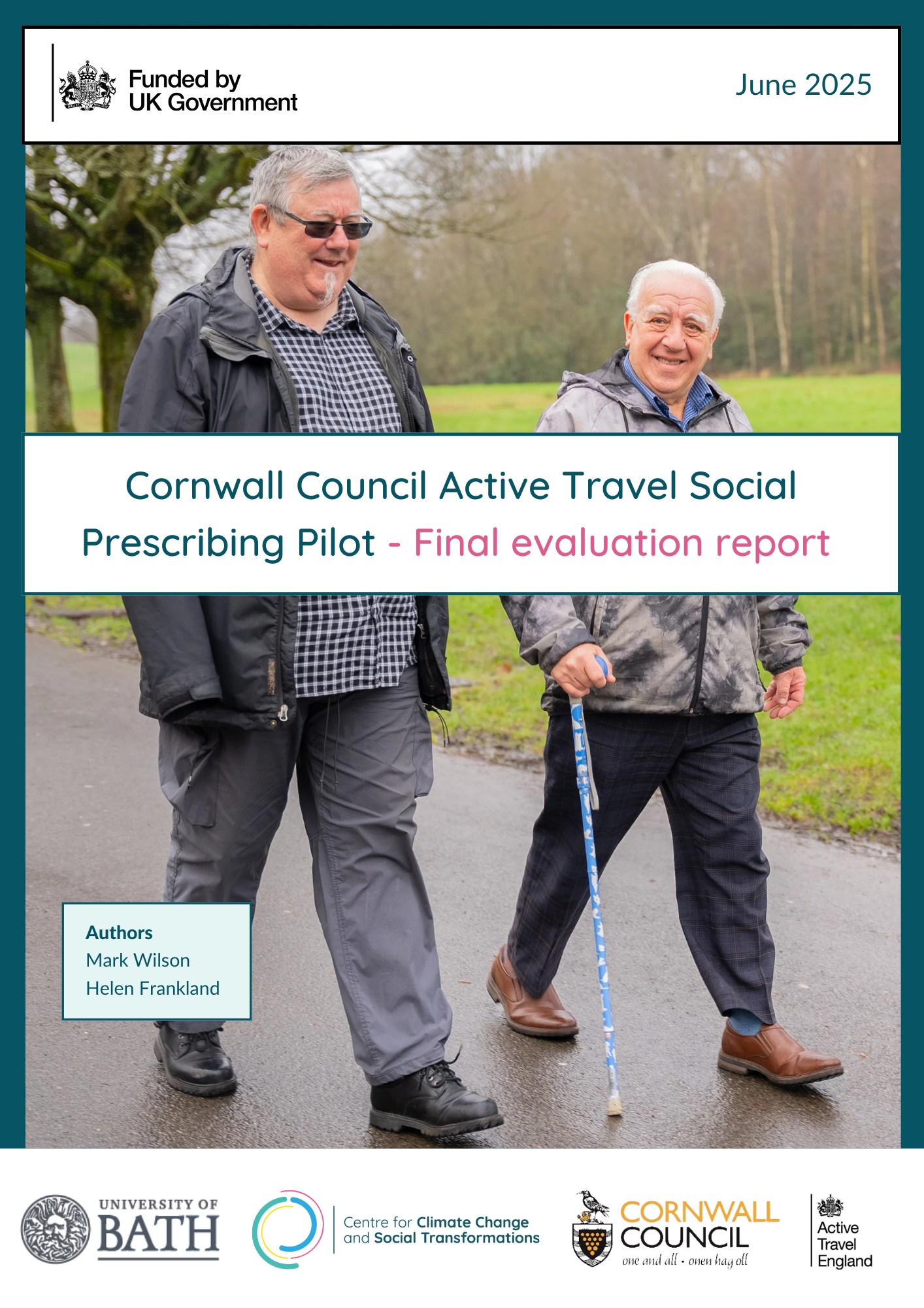 Cornwall Council Active Travel Social Prescribing Pilot - Final evaluation report